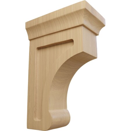 Ekena Millwork 2 1/2"W x 4"D x 6"H Small Gomez Wood Bracket, Cherry BKTW02X04X06GOCH